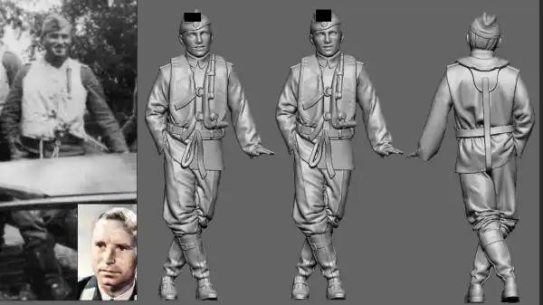 Peddinghaus-Decals 48370 Battle of Britain German WWII Ace Horst Tietzen (3D-Printed) Seulement Aujourd'hui