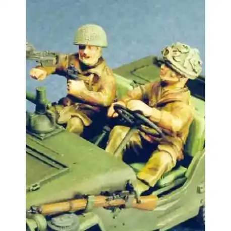 Achetez Aujourd'hui Resicast 355553 British WWII Airborne Recce Crew for Jeep