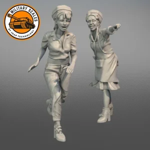 Expédié Aujourd'hui IDAP Technology PMI0525D Hospital Nurses WWII 2 (Casted Figures)