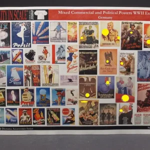 Livraison Express Reality in Scale 35026 Mixed Commercial & Political Posters WWII Era - Germany