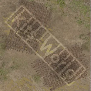 Certifié Kits World B144-505 Wood planked revetments Finland-Russia II WW Diorama Self-Adhesive Matt Vinyl - Model Airfield Base (225mm x 225mm)