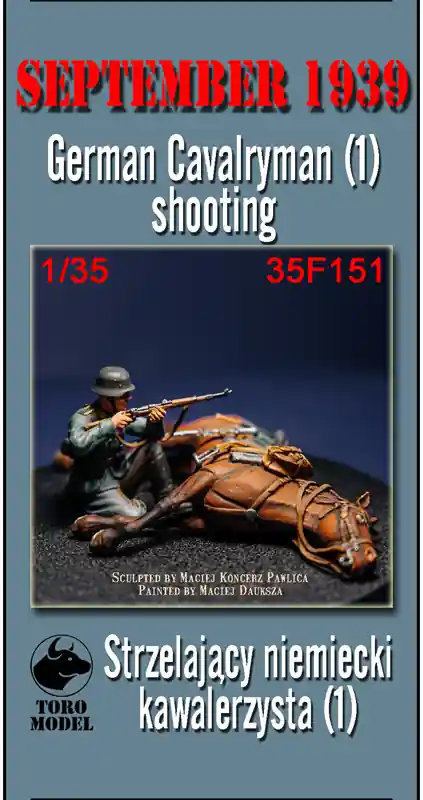 Top Vente Toro Model 35F151 Strzelający Niemiecki Kawalerzysta (1) - Wrzesień 1939