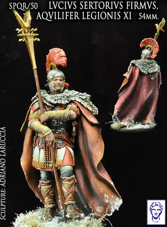Seulement Aujourd'hui Alexandros Models SPQR-50 Lucius Sertorius Firmus, Aquilifer Legio XI Claudia Pia e Fidelis