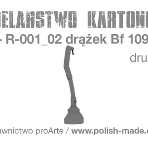 Modelarstwo kartonowe R-001-02 Bf 109 B/E - Drążek Sterowy Paiement Sécurisé
