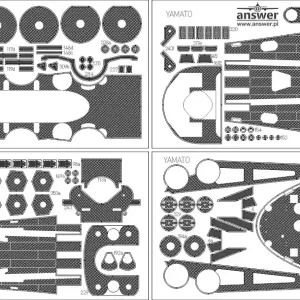 Answer ANG-260-SZK02 IJN Yamato - Engraved Deck Must-Have