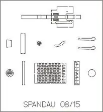 Dernière Chance Kartonowa Kolekcja AKC-L01 Karabin maszynowy LGM Spandau wz.08/15 kal.7,92mm