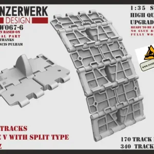 Panzerwerk Design 35-PW067-6 T-34 Tracks Type V With Split Type ChKZ Nouvelle Collection
