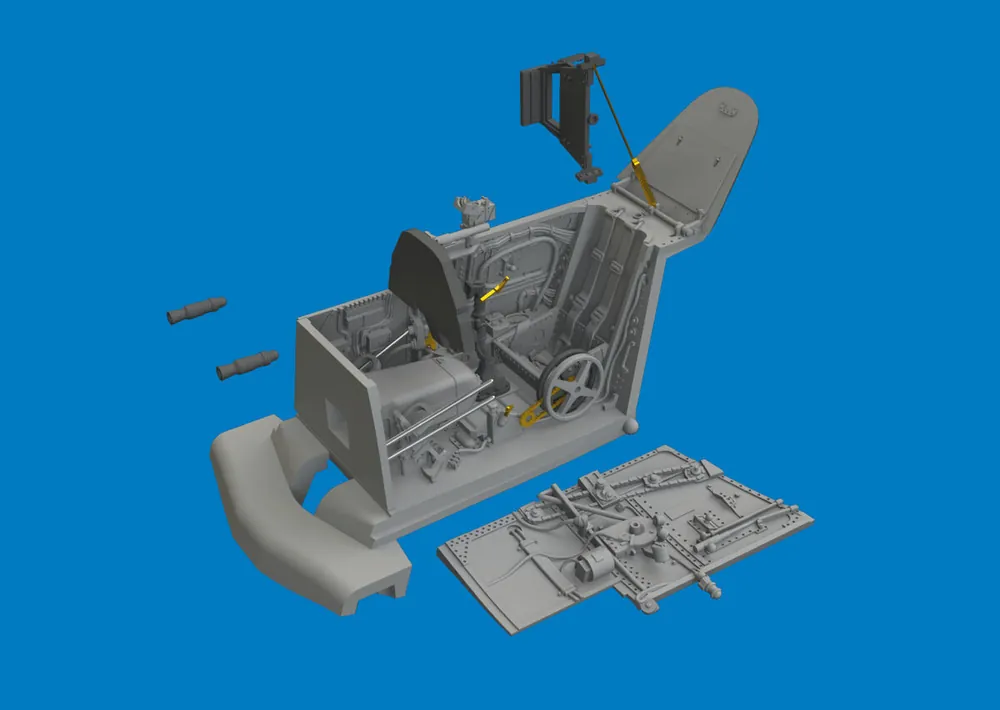 PREORDER Eduard 672459 Messerschmitt Bf-109 K-4 - Cockpit (for Eduard Kits / 3D-Printed) Jusqu'à Épuisement Des Stocks