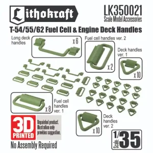 Haute Qualité Lithokraft Range 350021 T-54/55/62 Fuel Cell And Engine Deck Handles