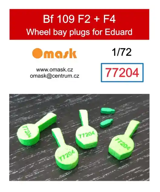 Satisfait Ou Remboursé Omask 77204 Messerschmitt Bf 109 F-2 / F-4 Wheel Bay Plugs (for Eduard kits)