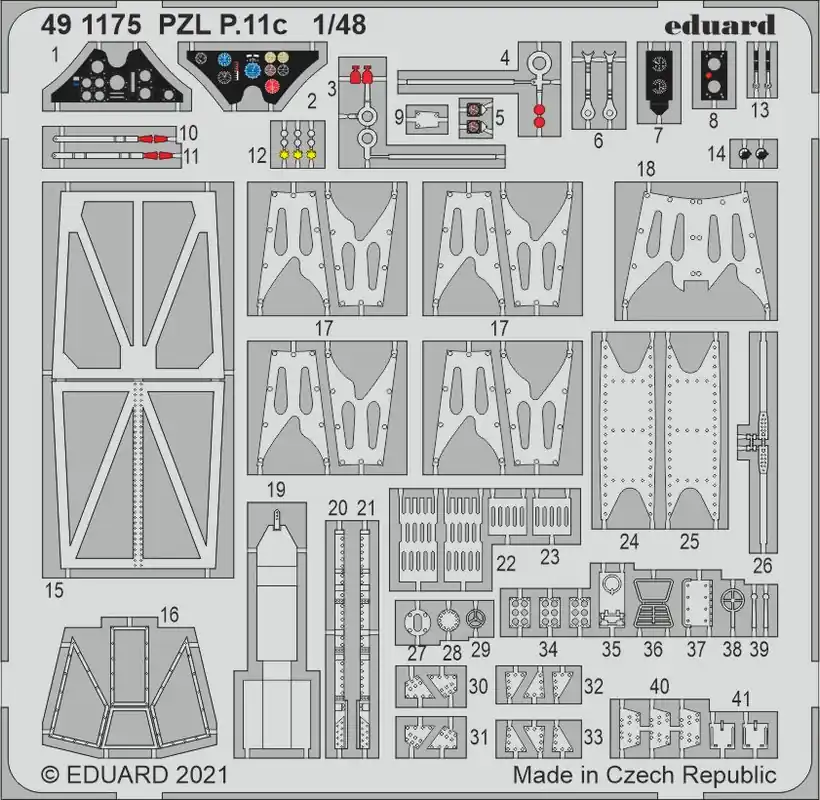 Expédié Aujourd'hui Eduard 491175 PZL P.11c Arma Hobby