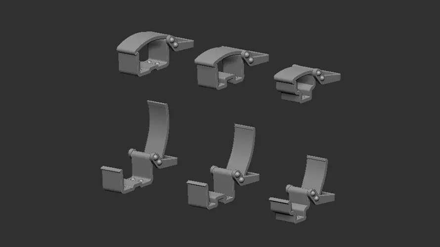 Promotion Saisonnière Firma49 T027-16 Tool Holders for German WWII AFV