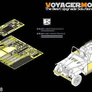 VoyagerModel.Co.Ltd PE35668 WWII Russian GAZ-67B Military Vehicle Jusqu'à Épuisement Des Stocks