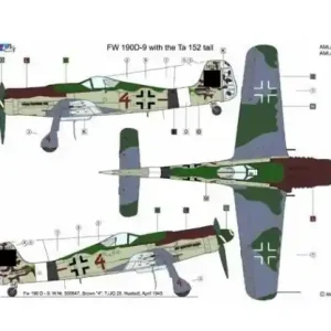 AML A48022 Focke-Wulf Fw-190 D-9 with Ta-152 Tail Conversion Set (for Tamiya kits) Commander Maintenant