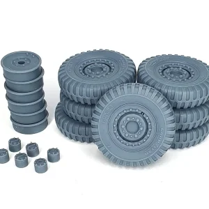 Soldes Pimp My Miniatures AFVs35-242 DUKW road wheels set (weighted) with spare (for Italeri)