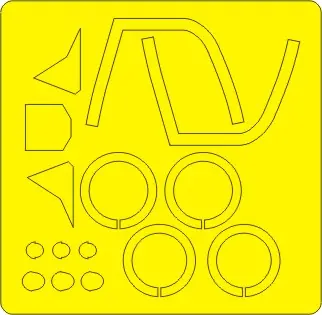 Bon Plan New Ware AM0489 IAR-80A, 81C, 81 BOPI BASIC kabuki masks for Special Hobby, Azur