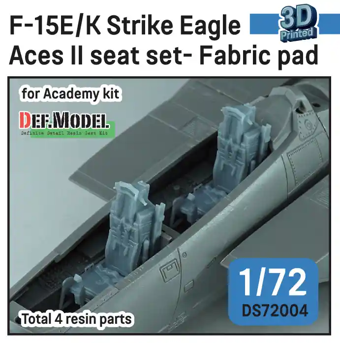 Seulement Aujourd'hui DEF Model DS72004 F-15E/K Strike Eagle Aces II seat set - Fabric pad