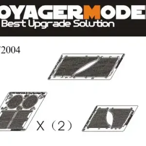 VoyagerModel.Co.Ltd PE72004 WWII German KingTiger Grills and Gun Sight Offre Exclusive