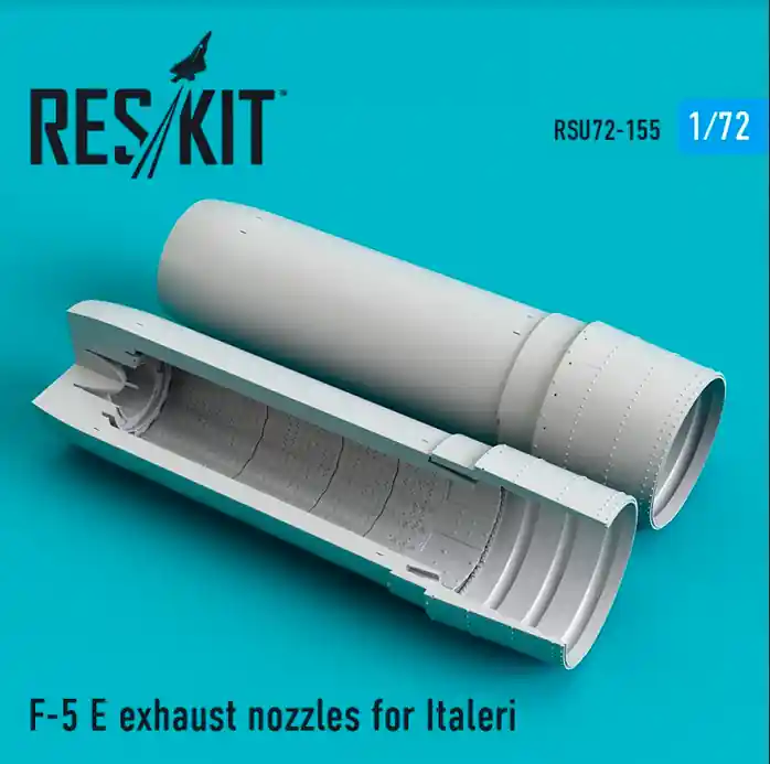 Dernier Modèle RES/KIT U72-0155 F-5 E exhaust nozzles for Italeri