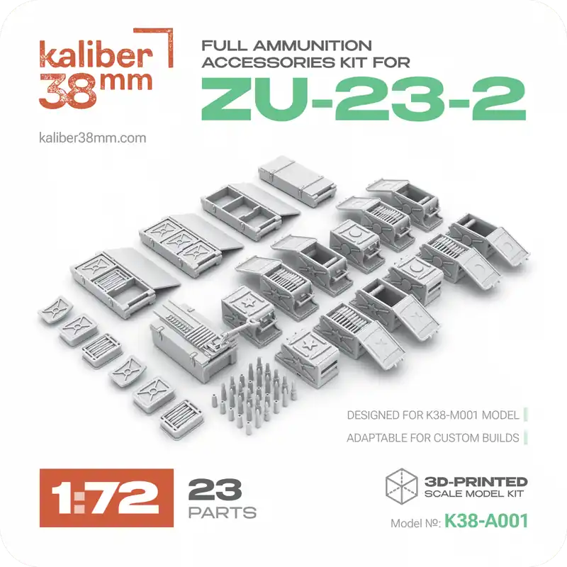 Remise kaliber38mm K38-A001 ZU-23-2 - Full Ammunition Accessories Kit