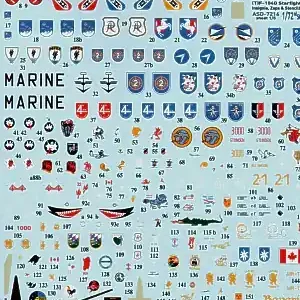 Astra Decals ASD7216 German Lockheed F-104 G Starfighters Decals Prix Bas