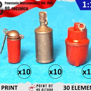 Point Of No Return 16-24010 Polish WWII Conspiracy Grenades Prix Réduit
