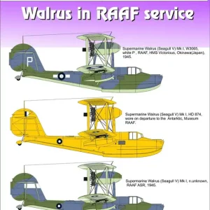 H-Model Decals D48073 Supermarine Walrus Mk.I/Mk.II / Seagull Mk.V in RAAF Service (Part 1) Jusqu'à Épuisement Des Stocks