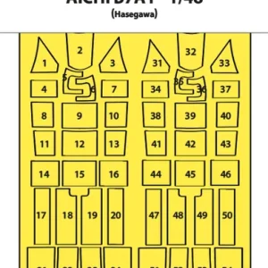 Art Scale Kit M48128 AICHI B7A1 double-sided express Marque