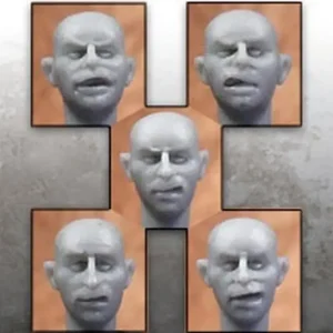 The Bodi Miniatures 35016 Heads Remise