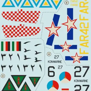 Nouvel Arrivage Print Scale 48-142 Hawker Sea Fury Part 2 The complete set 1,5 leaf