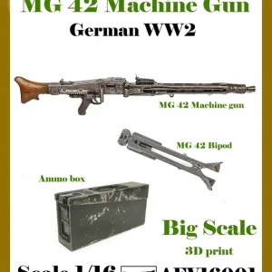 Livraison Express Ardennes Miniature AFV16001 German MG42 Machine Gun (3 pcs / 3D-Printed)