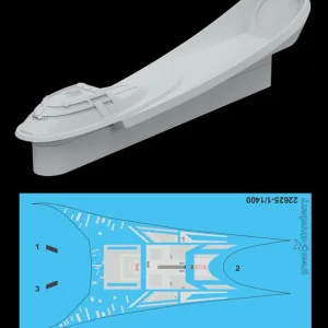 Bon Marché Green Strawberry 22625-1400 USS Enterprise NCC-1701-E - Deflector (for AMT Kits)