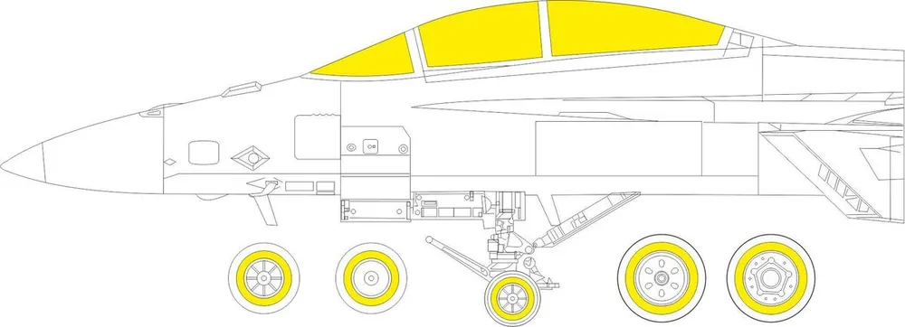 Eduard EX841 F/A-18F TFace MENG Expédié Aujourd'hui