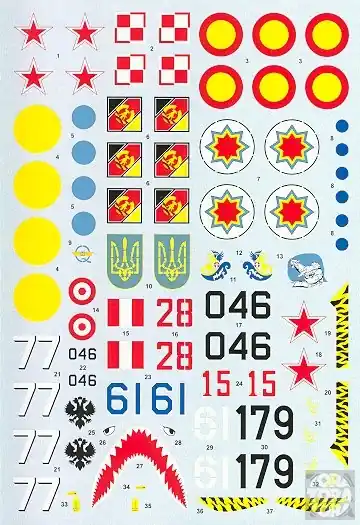 Jusqu'à Épuisement Des Stocks Hi-Decal Line 48015 Mikoyan MiG-29 UB Fulcrum B