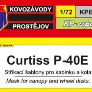 Kovozavody Prostejov KPEX062 Curtiss P-40 E - Paint Mask Set Satisfait Ou Remboursé