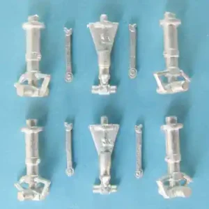 Bon Plan Scale Aircraft Conversions 14412 McDonnell-Douglas MD-80 - Landing Gear - Set for 2 planes (designed to be used with Minicraft kits)