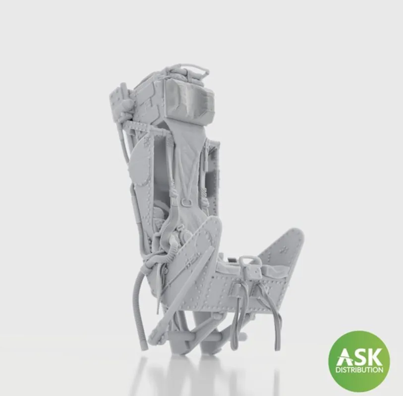 Livraison Express Art Scale Kit A32037 Martin-Baker Mk.2E Ejection Seat with Seat Belts / WITHOUT Survival Seat Pan Pack (3D-Printed)