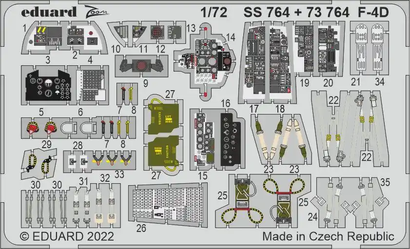 Eduard 73764 F-4D Fine Molds Achat Immédiat