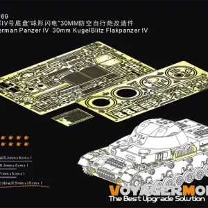Retour Gratuit VoyagerModel.Co.Ltd PE351269 WWII German Panzer IV 30mm Kugelblitz Flakpanzer IV (Border BT-039)