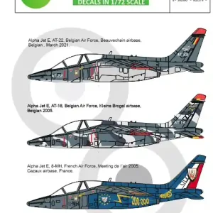 Offre Spéciale Art Scale Kit D72019 Alpha Jet E Belgian Air Force and Armeé de l´Air part 2