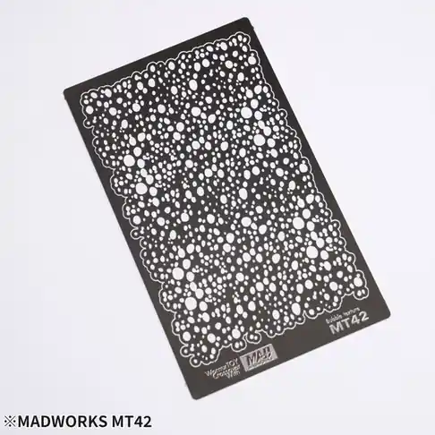 Commander Maintenant Madworks MT-42 Special Effect Stencils for Airbrushes 2 - Bubble Effect Stencil