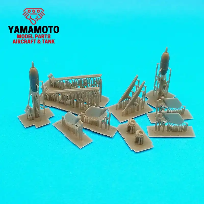 Yamamoto Model Parts 3521 X-7 Rotkapchen and Launching Rail Affaire À Saisir