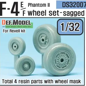 DEF Model DS32007 F-4E Phantom II Wheel set (for Revell 1/32) Prix Réduit
