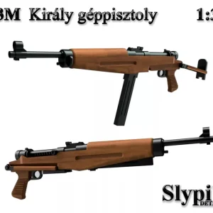 Balaton Modell SD207 43M Király 9 mm (WW2 Era / 3-D Printed) Expédié Aujourd'hui