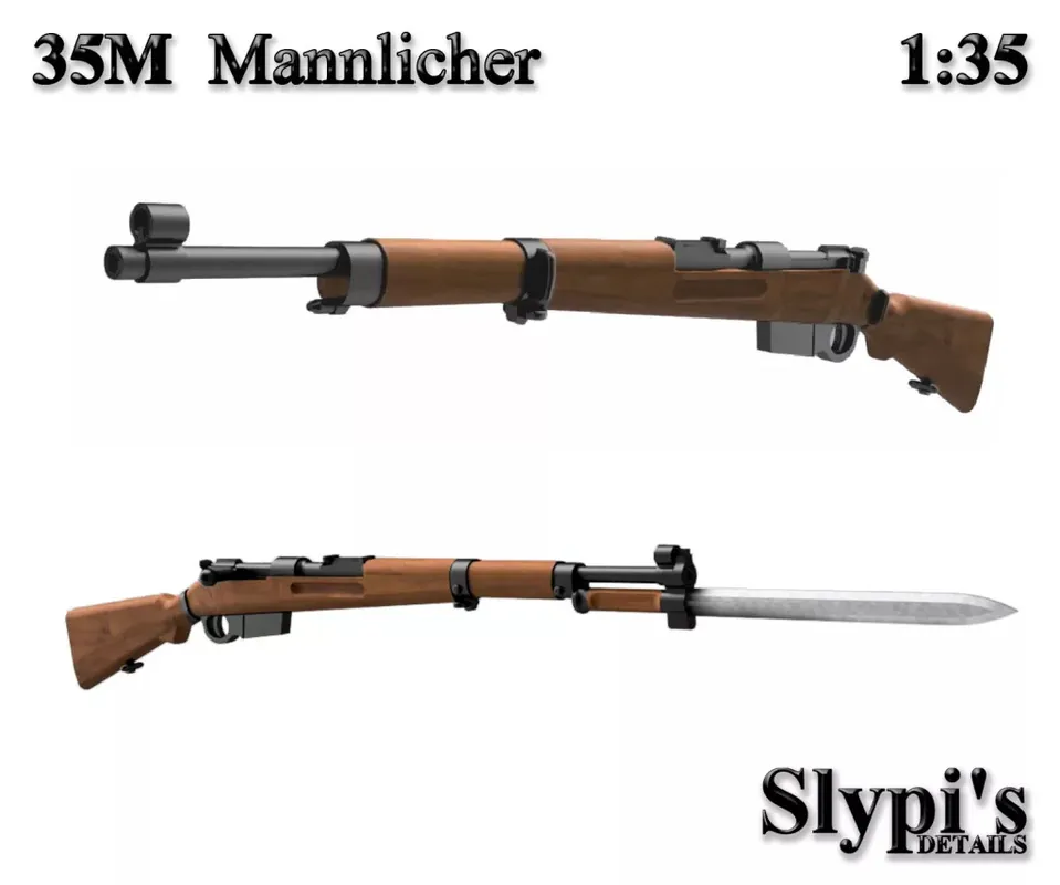 Offre Du Jour Balaton Modell SD205 35M Mannlicher 8 mm (WW2 Era / 3-D Printed)