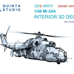 Retour Gratuit Quinta Studio QDS48570 Mil Mi-24 A - 3D-Printed & Coloured Interior on Decal Paper (for Trumpeter Kits / Small Version)