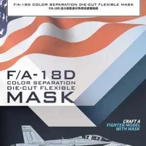 Vente Directe Galaxy-Model D48111 F/A-18 D Hornet - Color Separation Die-Cut Flexible Mask (for Hasegawa 07545 Kit)