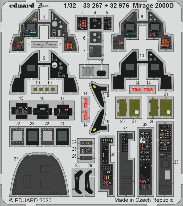 DISCONTINUED Eduard 32976 Mirage 2000D KITTY HAWK Bon Plan