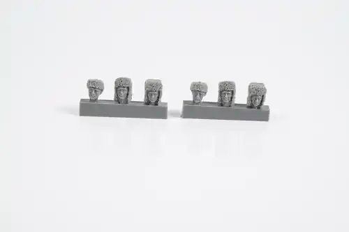 Jusqu'à Épuisement Des Stocks CMK F35337 Heads of Soviet WW2 Soldiers with Winter Headwear (6 pcs)