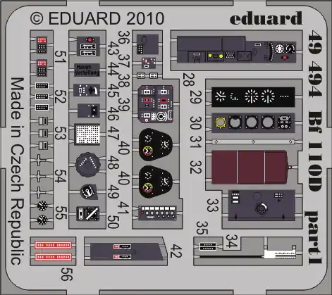 Offre Spéciale Eduard 49494 Bf 110D interior S.A. DRAGON